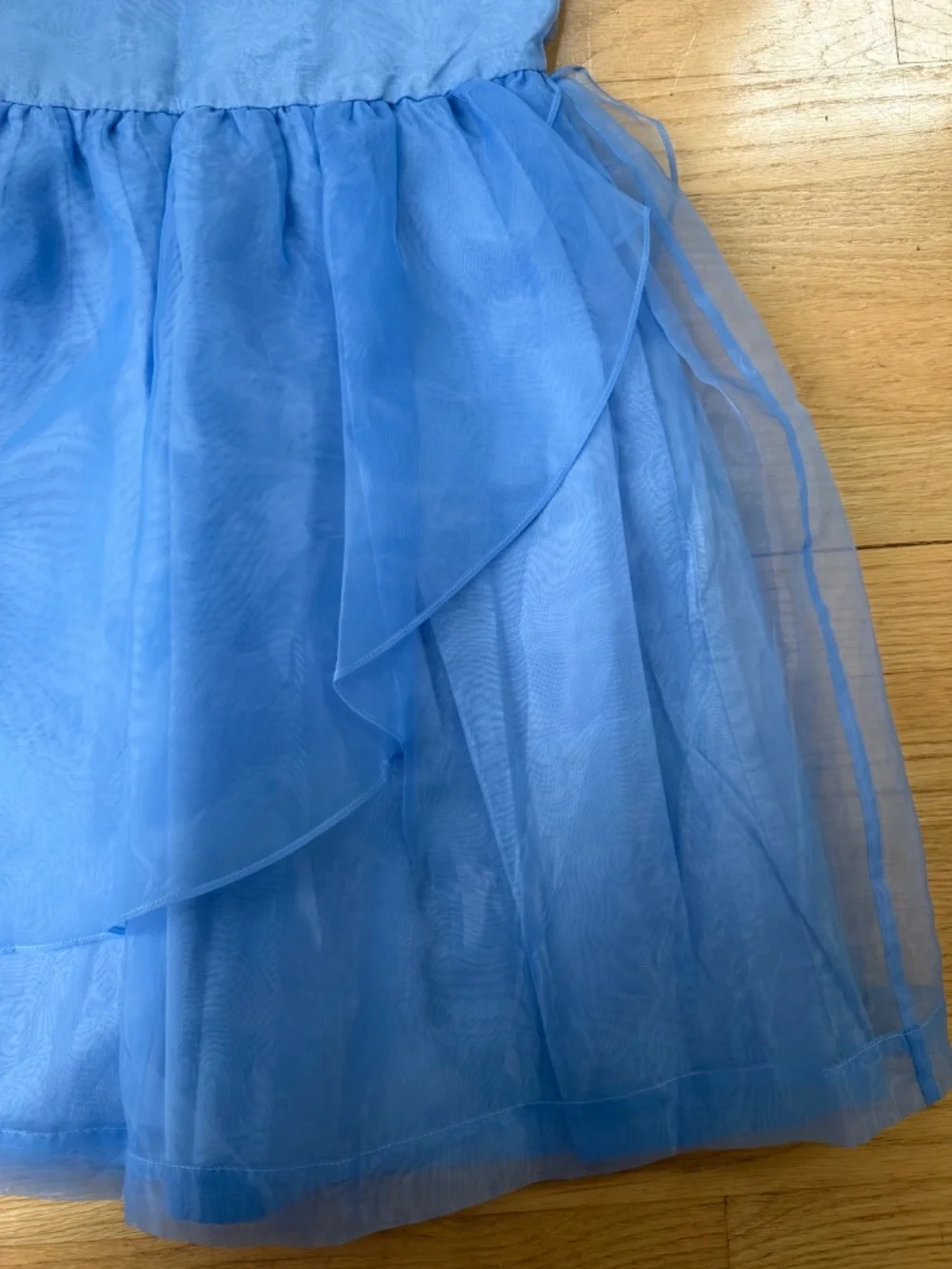 Janie and Jack Light French Blue Blossom Organza Dress Size 8 NWT